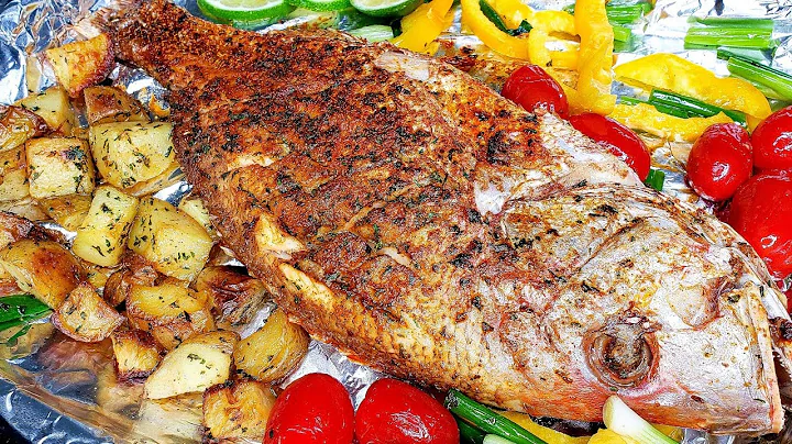 Just 3 Ingredients Oven Baked Red Snapper in 5 min...