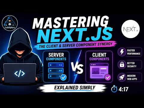 ⚛️ Mastering Next.js | Client vs Server Components Explained Simply (2026)