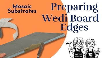 Mosaic Substrate: Wedi Board Edge Preparation & Hanging System Guide
