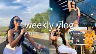 Durbanville Hills Wine Tasting Event, Catching up with Friends and Hosting an event | Weekly Vlog