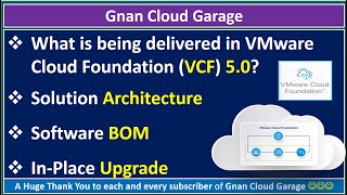 What is being delivered in VMware Cloud Foundation (VCF) 5.0? Solution Design,BOM, Upgrade, Overview