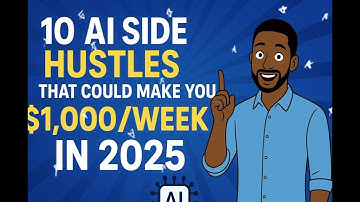 “10 AI Side Hustles That Could Make You $1,000/Week in 2025 (Step-by-Step Guide)”