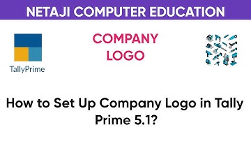 How to Set Up Company Logo on Sales Invoice in Tally Prime 5.1? in English.