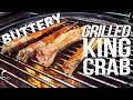 BUTTERY GRILLED KING CRAB | SAM THE COOKING GUY 4K