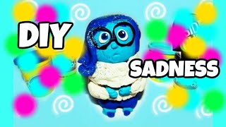 Disney Pixar Animated Movie Inside Out SADNESS made with Play Doh Toys Головоломка