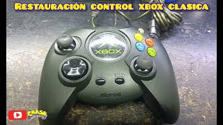 CONTROL XBOX CLASICA  PRIMERA GENERACION  ( RESTAURACIÓN )