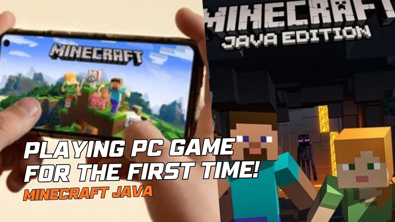 Minecraft Bedrock player plays Java Minecraft for the first time - YouTube