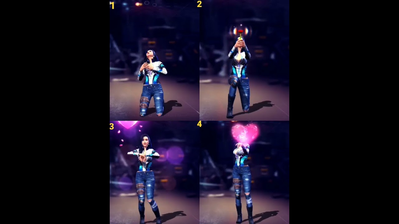 Valentine day emote ff | Free Fire New Event 