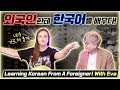 미국인이 러시아인에게 한국어 고급 어휘 배우다 (feat. 대한외국인 에바) Learning ADVANCED Korean from my Russian friend Eva