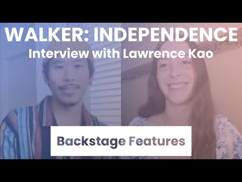 Walker: Independence Interview with Lawrence Kao | Backstage Features with Gracie Lowes