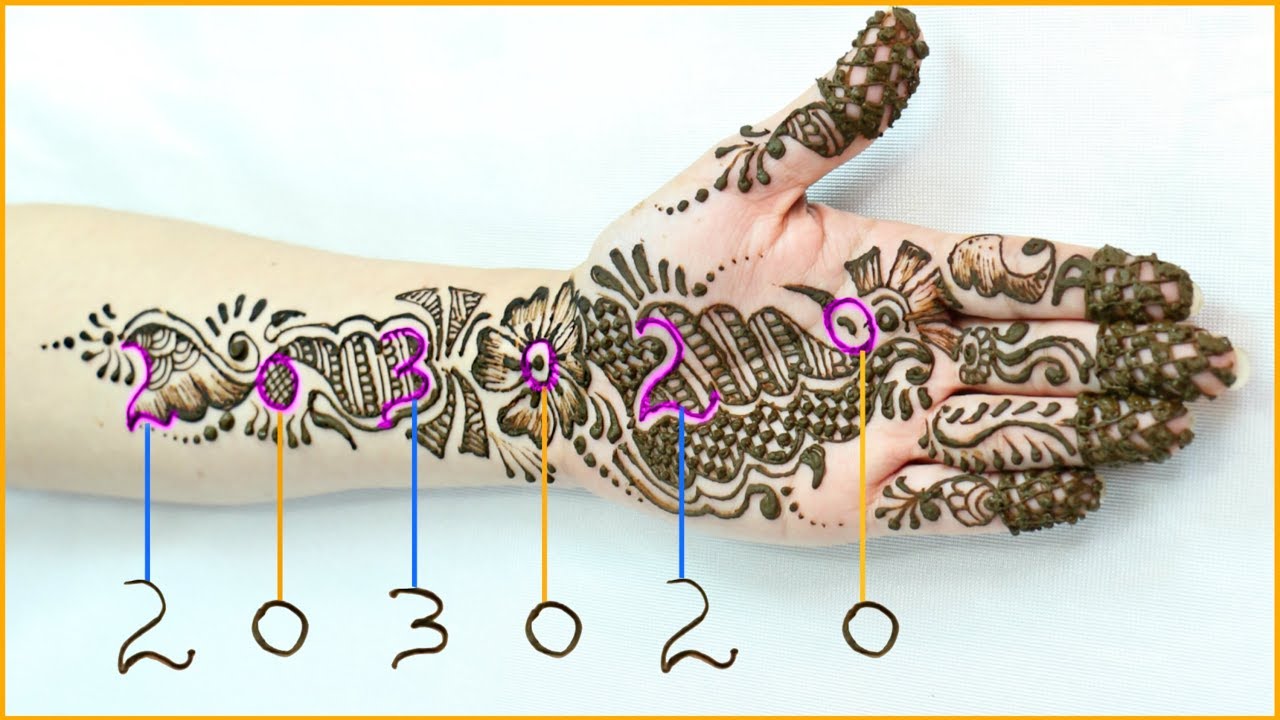 Number TRICK Mahendi Designs - Mind Blowing HACKS for Latest ARABIC Henna | 