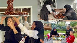 Ablam Geldi̇ Annemi̇n Son Günleri̇ Kuzu Eti̇ Suçuk Yapimi Dolu Dolu Vlog