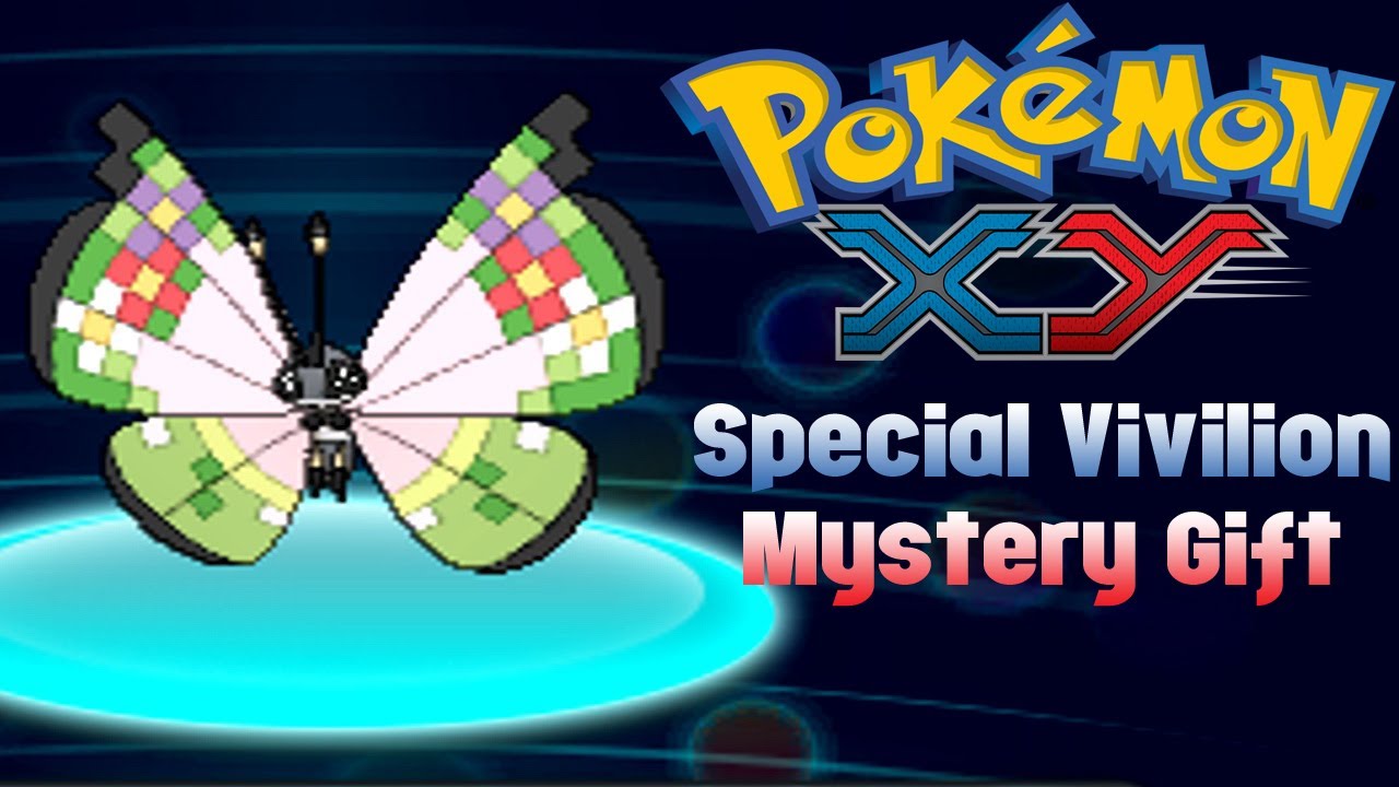 Pokemon X & Y Special Vivilion Mystery Gift YouTube