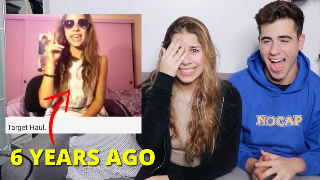 Reacting To My First Youtube Video With My Boyfriend