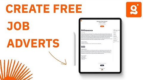 How To Create A Free Job Advertisement Using Giig Hire