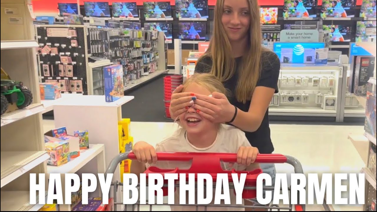 OUR BABY GIRL TURNS 10 | DAD TAKES BIRTHDAY GIRL ON A TARGET SHOPPING SPREE
