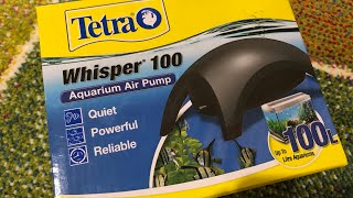 Tetra Whisper 100 Air Pump Setup