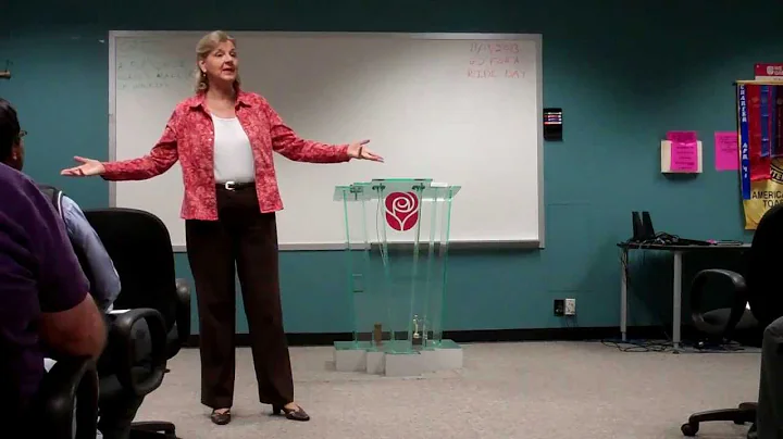 AG Toastmaster Mary Anne Burrows presents Project ...