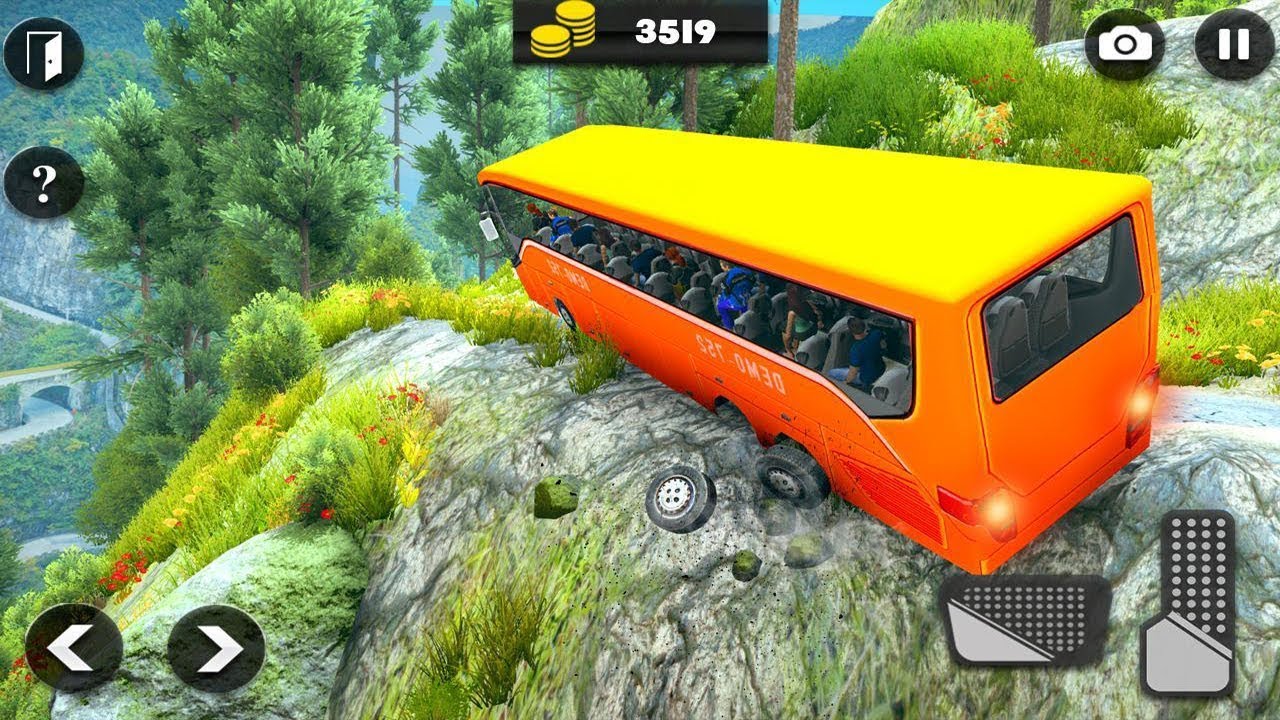 Offroad Bus Driving Simulator 2019: Mountain Bus-Android and ios gameplay