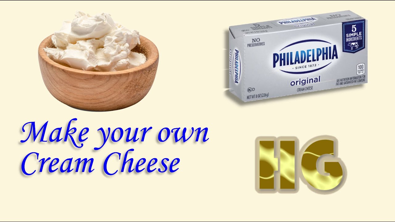 Cream Cheese Recipe for your Cheese Cake and other recipes YouTube