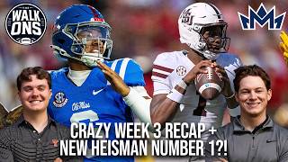 Ole Miss Is FOR REAL + Trinidad Chambliss Takes Over the Heisman Race | The Walk-Ons
