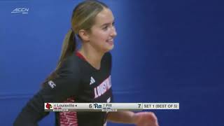 #4 Louisville vs. #7 Pittsburgh | NCAA Women Volleyball Nov 18, 2023