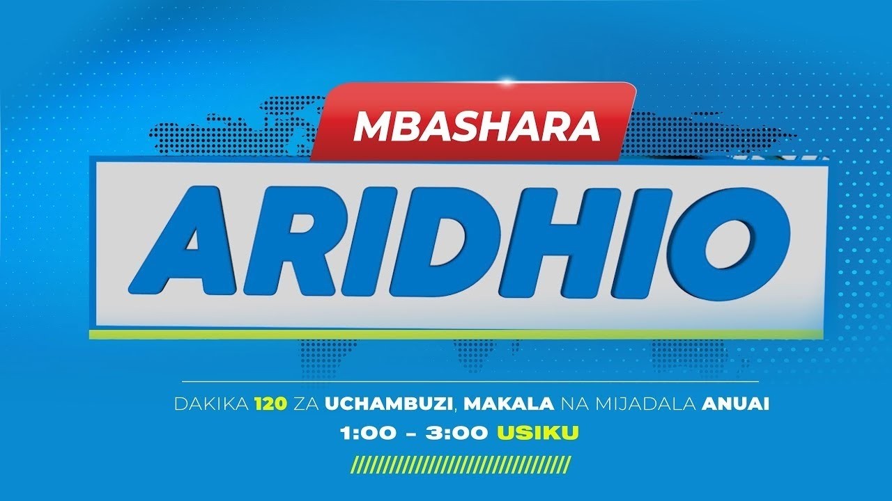 🔴 #TBC LIVE: ARIDHIO MACHI 9, 2026 | SAA 1:00 - 3:00 USIKU