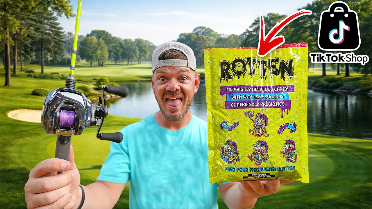 Fishing With TikTok Shop MOST SOUR Candy!