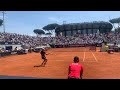 Italy vs france thrilling passaro vs rinderknech final set tiebreak court level view  atp1000 roma