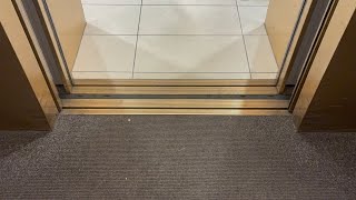 Pristine Gold Schindler MT 700A traction elevators @ Nordstrom (Westfield Valley Fair)