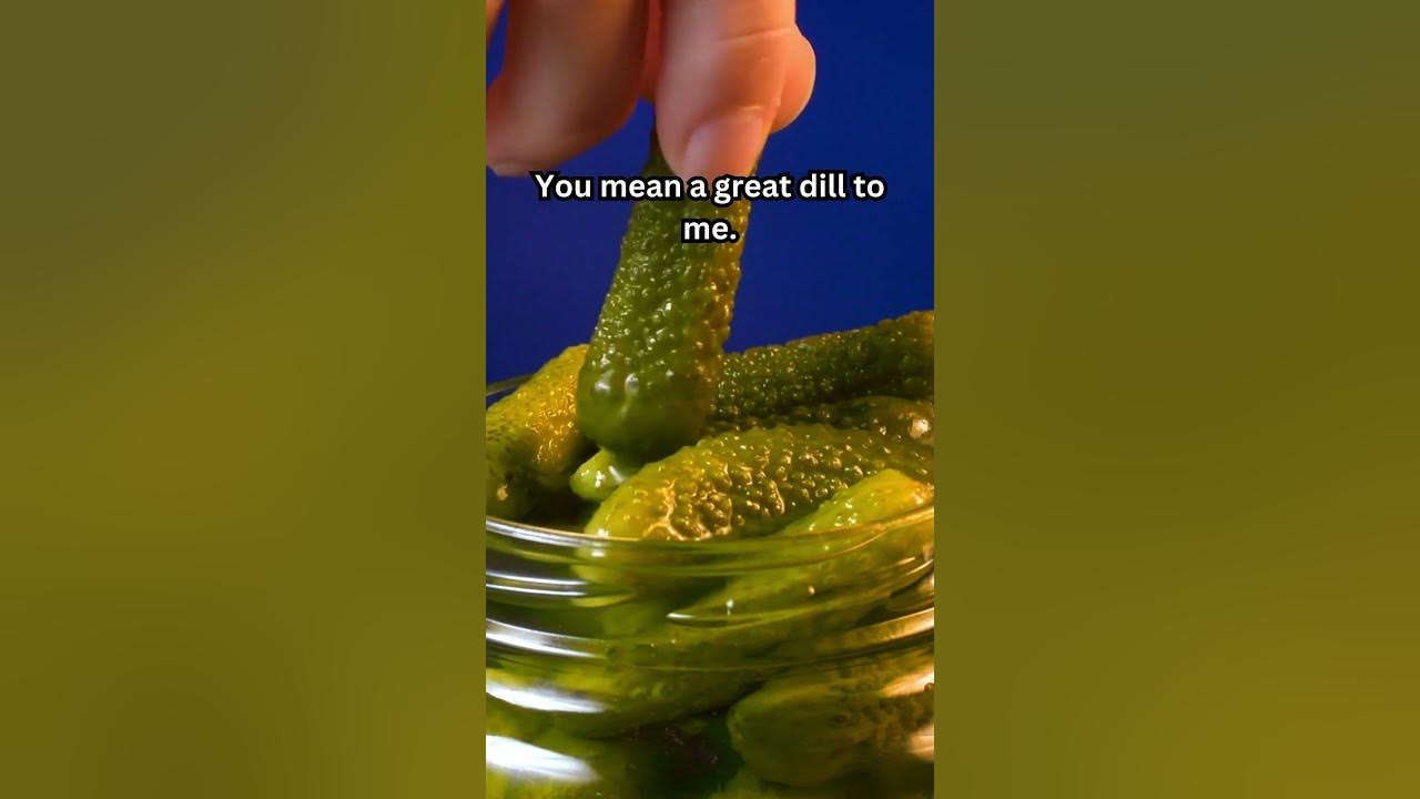 What did the cucumber say to the pickle? shorts jokes laugh 