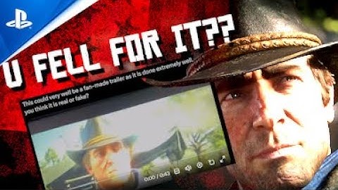 I leaked the RDR2 PS5 trailer...