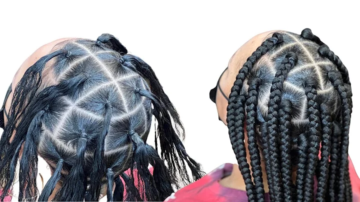 How to Part Jumbo Box Braids Update