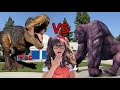 Trex vs king kong  adventure stories for kids