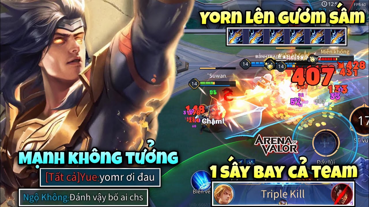 Yorn Lên Gươm Sấm Sét Tưởng Không Mạnh Nhưng Cuối Game Mạnh Không Tưởng 