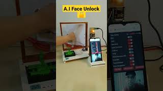 A.I Face recognition Door Unlock 🔓 #shorts #artificialintelligence