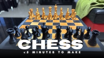 This 3D Printed Chess Set is Next Level!