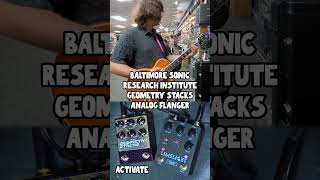 Cosmically Cool Analog Flanger Pedal: BSRI Geometry Stacks #guitarpedals #guitareffects #bsri