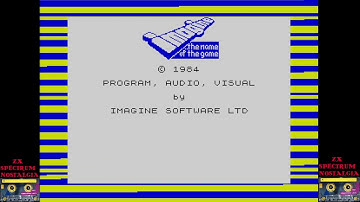 ZX SPECTRUM Loading B.C. Bill Imagine software 1984