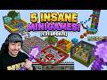 I Built 5 Insane Minecraft 1.21 Minigames!