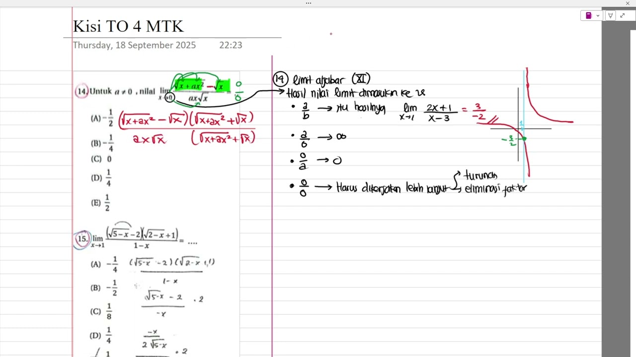 Pembahasan Kisi-Kisi TO 4 2025 MTK (Part 1/5)