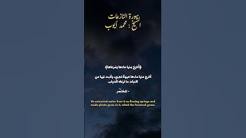 ما تيسر من سورة النازعات - الشيخ محمد أيوب