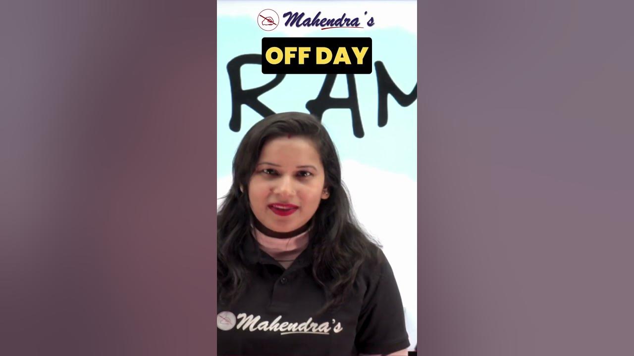 off-day-vs-day-off-mahendras-shorts-youtube