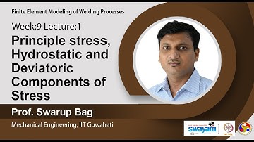 Lec 28 : Principle stress, Hydrostatic and Deviatoric Components of Stress