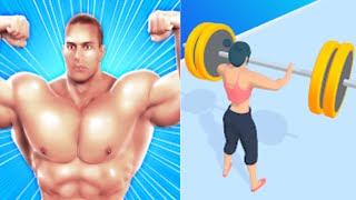 Muscle Race 3D Vs Weigh Runner (IOS, Android) Gameplay #11 screenshot 5