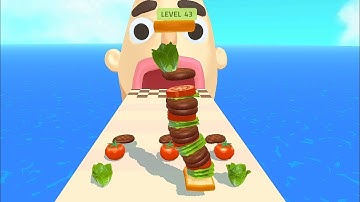 ✅Sandwich Runner Max Levels Game Mobile Update All Trailers ios, Android Gameplay Walkthrough ep 111