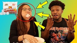 CHUBBY BUNNY CHALLENGE❗️(GONE WRONG)