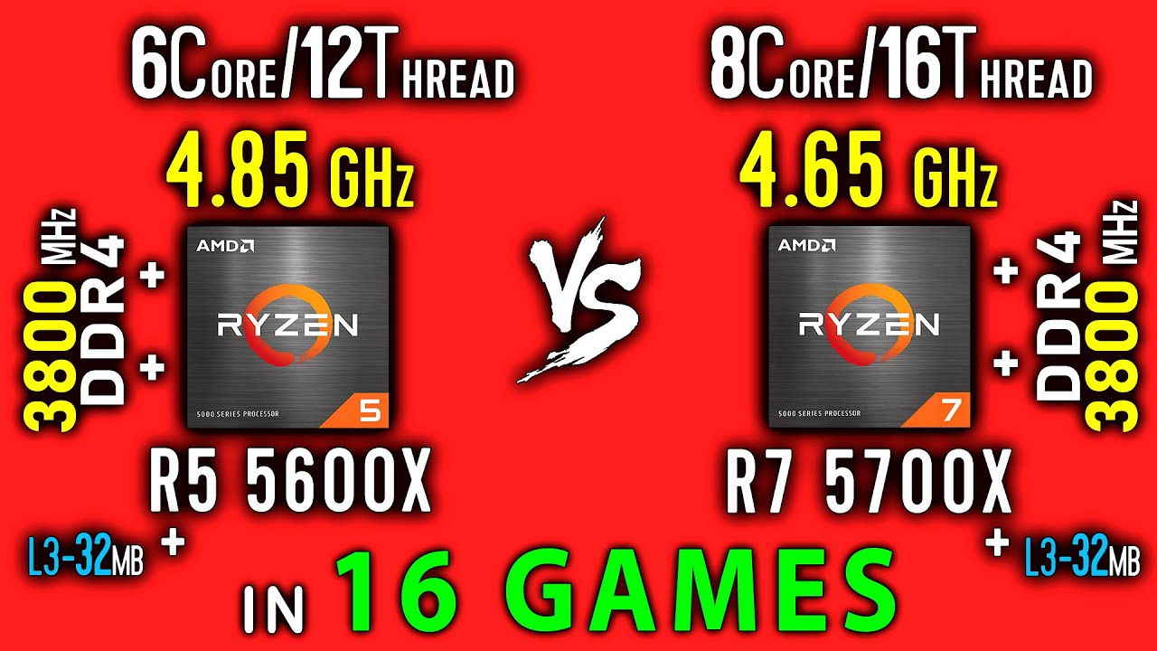 Ryzen 9 5900x Vs Ryzen 7 5700x3d