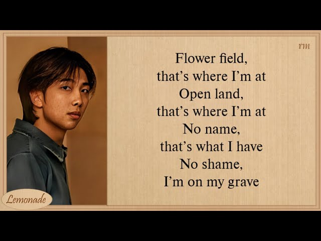 RM Wild Flower (with Youjeen) Easy Lyrics class=