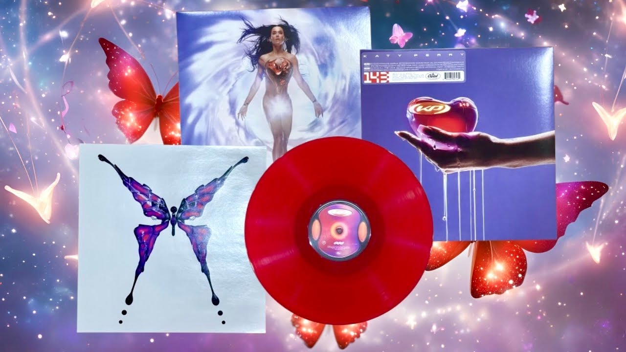 Katy Perry - 143 Target exclusive translucent red vinyl EP.284